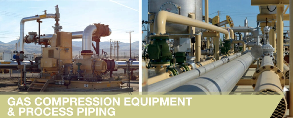 Gas Compression Equipment and Process Piping Projects